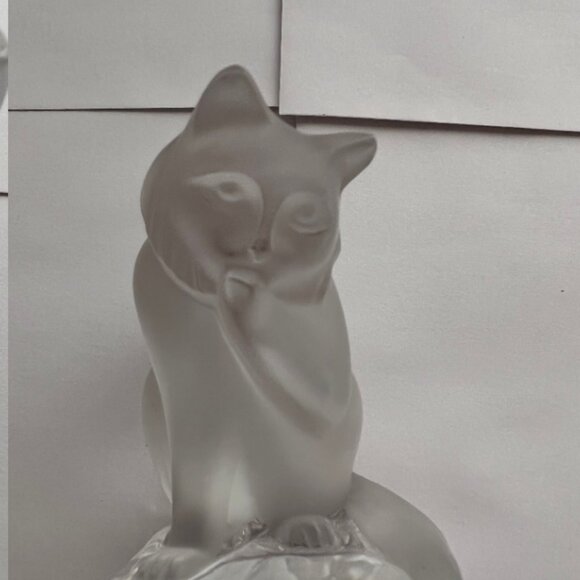 Lalique Other - Lalique crystal cat